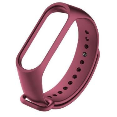 Imagem de Banda mi colorido 4 acessórios pulseira miband 4 3 alça de substituiçã