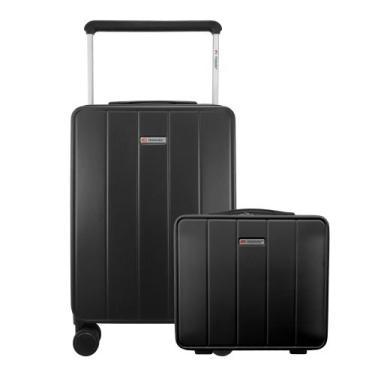 Imagem de Kit Mala de Viagem de Bordo em Policarbonato 10kg com Frasqueira Gladi