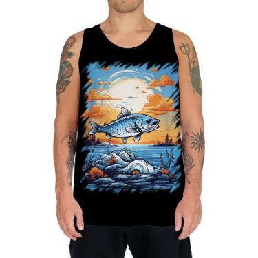 Imagem de Camiseta Regata Pesca Esportiva Peixes Azul Paz 6 - Kasubeck Store, Ba