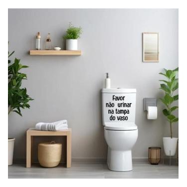 Imagem de Adesivo de Vaso Sanitário Favor Não Urinar Mod01 - Lojinha da Luc Ades