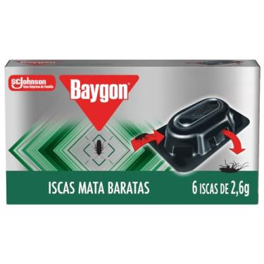Imagem de Baygon Iscas Mata Barata Inseticida, Protege por até 3 Meses, 6 Unidades