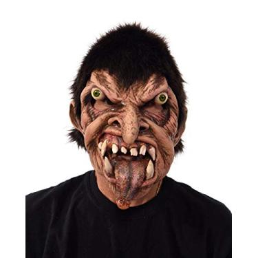 Imagem de Zagone Studios Máscara de monstro licor com características faciais grandes bege marrom