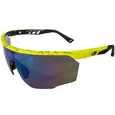 Imagem de Óculos de Sol Mormaii Leap Beach Amarelo Fluor Preto Verde Revo Espelhado