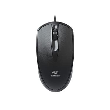Imagem de C3Tech Mouse USB Preto MS-31BK Ambidestro 1000DPI Compatível MacOS, Linux, Chrome OS, Windows, PC e Mac