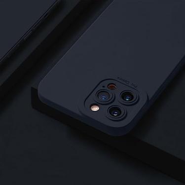Imagem de Capa de telefone para Huawei P30 P40 Lite P50 Mate 30 40 Pro Honor 50 X8 10i 20 Nova 9 5t 3i P smart Liquid Silicone Cover, Black, For P30 Pro