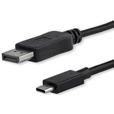 Imagem de StarTech.com Cabo USB C para DisplayPort 1.2 de 1,8 m 4K 60Hz - Adaptador USB-C para DP HBR2 - USB Tipo-C DP Alt Mode para DP Monitor Cabo de Vídeo (CDP2DPMM6B) - Estoque limitado, veja item semelhante CDP2DP2MBD