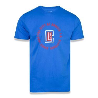 Imagem de Camiseta New Era Los Angeles Clippers NBA Team Circle Azul-Unissex