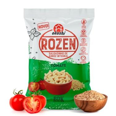 Imagem de OKOSHI - Rozen de Tomate - Snacks Saudáveis de Baixa Caloria, Lanches Fit para a Dieta, Salgadinho Japonês - Vegano, Sem Glúten, Sem Lactose, Sem Gordura Trans, Kosher - 50g