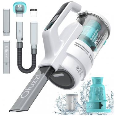 Imagem de Aspirador de Pó de Mão Multifuncional sem Fio com Acessórios, Sucção 1300PA, 110v, OFUZZI, Branco