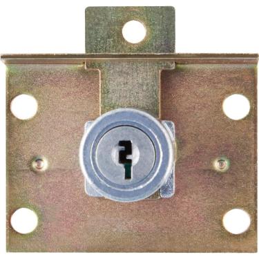 Imagem de cartela fechadura para moveis niquelado alianca