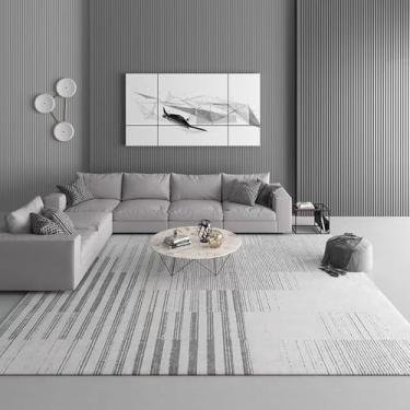 Imagem de Luz moderna de luxo sala estar tapete completo sofá mesa café almofada decoração para casa quarto tapete, 15,40x60cm (1.3x2ft)