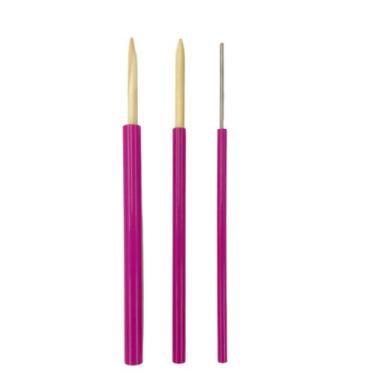Imagem de Kit de 3 tubos para virar costura Lanmax Rosa
