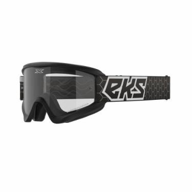 Imagem de Óculos Motocross EKS Brand GOX Flat Out Mirror Transparente - Preto/Br