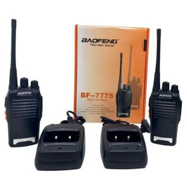 Imagem de Kit 2 Radio Walk Talk Comunicador 16 Ch 12km Baofeng 777s Ht