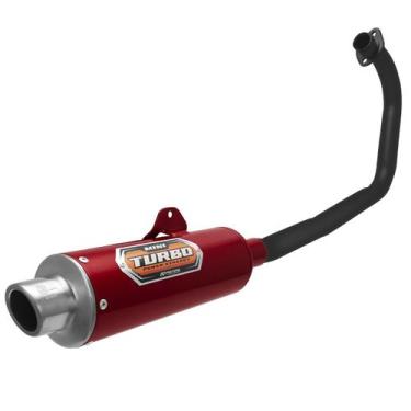 Imagem de Escapamento Pro Tork Mini Turbo Moto Honda Titan 150 Esd 2004 À 2008 C