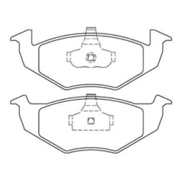 Imagem de Pastilha De Freio Voyage 1.6 Dianteira Sem Alarme Sistema Teves Pistao