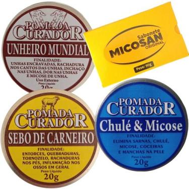 Imagem de Combate às Micoses: Kit Pomadas Curedermy e Sabonete Micosan - KIT VAR