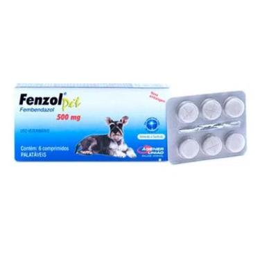 Imagem de Vermífugo Fenzol Pet 500 mg 6 comprimidos - agener