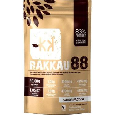 Imagem de Rakkau 88 Paçoca Rakkau 907g - Vegano - Proteína De Arroz