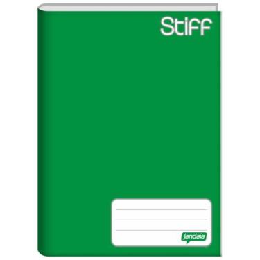Imagem de Caderno Brochura 1/4 Stiff Verde 48 Folhas Jandaia