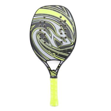 Imagem de Raquete de Beach Tennis Naja - Standard 2.0, Amarelo e Preto
