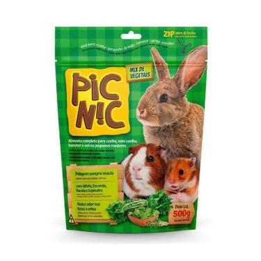 Imagem de Ração Zootekna Pic Nic Mix de Vegetais para Roedores 500g