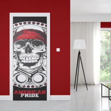 Imagem de Adesivo de Porta American Pride - Império da Impressão, P - 70cm x 210