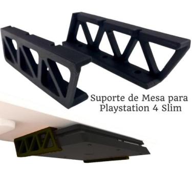 Imagem de Suporte Horizontal Para Playstation Ps4 Slim Embaixo da Mesa - Super 3