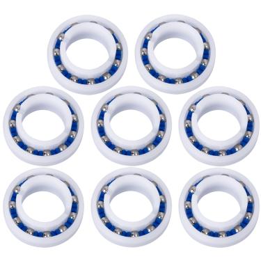 Imagem de BlueStars Pacote com 8 rolamentos de esferas de roda – Ajuste exato de substituição para limpadores de piscina Polaris Pressure 180 e 280 – Rotação suave e excelente design – Peça de reposição para limpador de piscina C-60 C60
