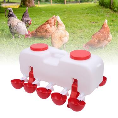 Imagem de Bebedouro Automático para Frango, Bebedouro Automático para Frango de 5,28 Galões para água Doce Contínua, Alimentador de Aves Sem Desperdício para Pintinhos, Pato, Ganso, Peru
