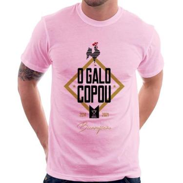 Imagem de Camiseta O Galo Copou! - Foca na Moda, Rosa bebê, GGG