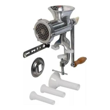 Imagem de Máquina De Moer Carne Fazer Hamburguer Linguiça Manual N10 - Bestfer