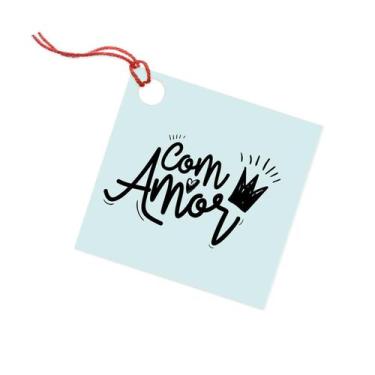 Imagem de 100 Tags Para Pacotes De Presente E Encomendas Com Furo - Nicolados, c