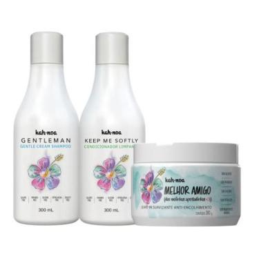 Imagem de Kit Shampoo, Condicionador e Melhor Amigo Kah-Noa