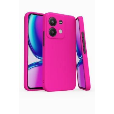 Imagem de Capa Capinha PREMIUM Compatível Motorola Moto Edge 60 e Edge 60 Fusion Silicone Macio Interior Veludo - Proteção De Câmera (Pink)