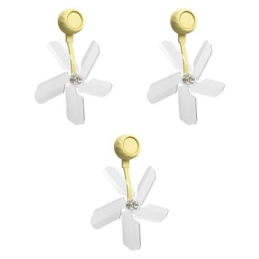 Imagem de Bothyi 3x Ar Condicionado Wind Board Pára- Fácil de Instalar Condicionamento Refrigeração Defletor de Fluxo de Vento para Hotel Casa Dormitório, Amarelo