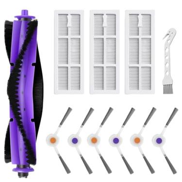Imagem de Avaenzo Kit de substituição para aspirador de pó Narwal Freo Robot | 1 escova de rolo, 3 filtros HEPA, 6 escovas laterais | Acessórios duráveis para melhor desempenho de limpeza