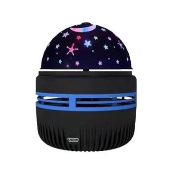 Imagem de Mini Luminária Projetor Estrela Abajur Led 360º Lua Galaxy