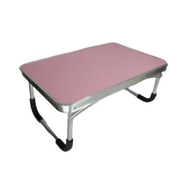 Imagem de Mesa Portátil Dobrável Para Notebook Cama Camping Reforçada 60cm x 40c