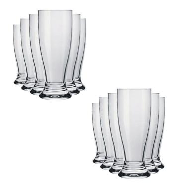 Imagem de Copo para Cerveja Munich Vidro 200ml 12 Unidades - Nadir 7109