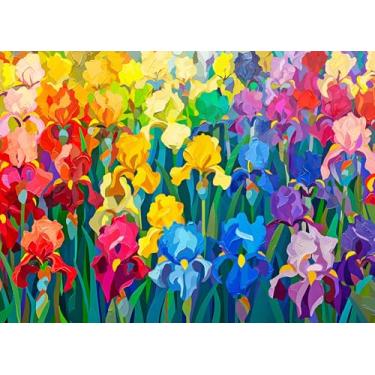 Imagem de Lucky Puzzles - Rainbow of The Iris - 1000 Piece Jigsaw Puzzle for Adults | Unique and Challenging Puzzle | Perfect for Relaxation & Brain Teasers Artwork Puzzle