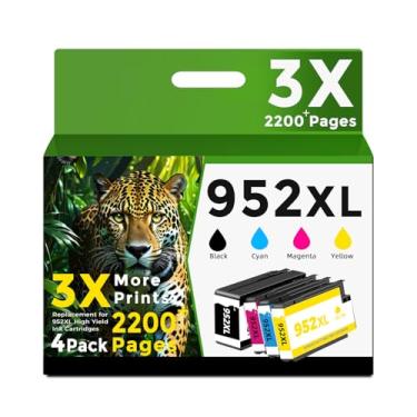 Imagem de Pacote combo de cartucho de tinta 952XL para impressoras HP Officejet Pro 7740 8710 8720 substituição de tinta para HP Ink 952 XL HP952xl para Officejet 8702 8210 7720 8715 8730 8740 8216 8725 8700 0