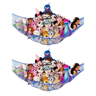 Imagem de Rede de bichos de pelúcia Lilly`s Love Corner Blue, pacote com 2