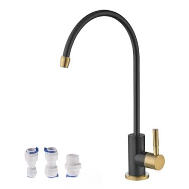 Imagem de Havin Torneira de pia de bar, torneira de filtro de água RO, torneira de água potável se encaixa na maioria dos sistemas de filtragem de água, torneira de osmose reversa de cozinha, torneira de filtro