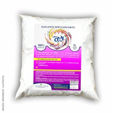 Imagem de UltraOXI Alvejante em Pó Sem Cloro, 1kg, Remove Manchas em Roupas Brancas e Coloridas