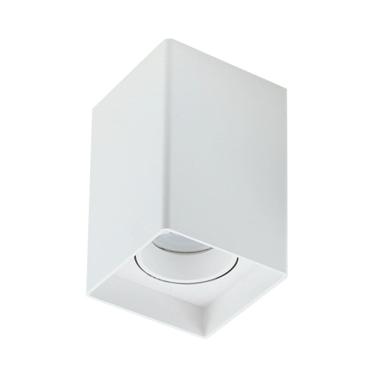 Imagem de Spot De Sobrepor Taschibra Look Mr16 Quadrado Móvel Branco