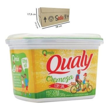 Imagem de Margarina Qualy Com Sal 500g Kit 12, Margarina Qualy Edição com Sal Po