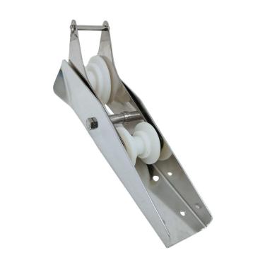 Imagem de Suporte Lançador De Âncora Articulado Com Rolete Duplo Inox