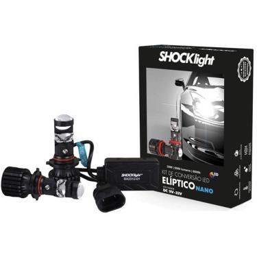 Imagem de Farol Led Lampada Nano Hb3 Projetor Canhão Facil Instalaçao