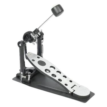 Imagem de KiBcsLic Pedal de Bumbo, Acionamento Por Corrente Dupla, Pedal de Batedor Resistente para